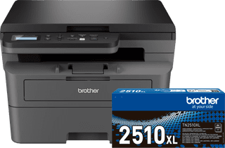 Brother DCP-L2627DWE + 1 extra black XL toner cartridge