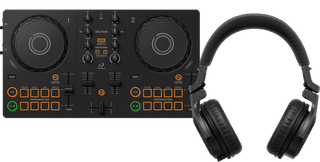 AlphaTheta DDJ-FLX2 + Pioneer DJ HDJ-CUE1