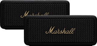 Marshall Emberton II BT Black & Brass Lot de 2