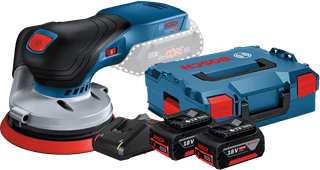 Bosch Professional GEX 18V-125 5,0 Ah GBA Accu (2x) Starterspakket