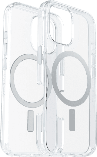 OtterBox Symmetry Apple iPhone 16 Back Cover avec Aimant MagSafe Transparent