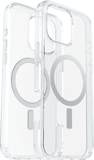OtterBox Symmetry Apple iPhone 16 Pro Max Back Cover with MagSafe Magnet Transparent