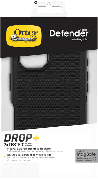 OtterBox Defender Apple iPhone 16 Plus Back Cover Black