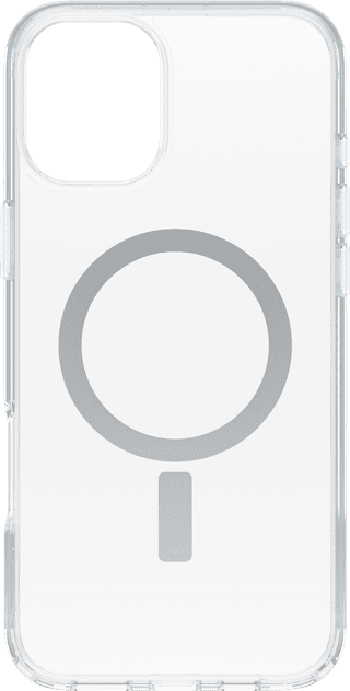 OtterBox Symmetry Apple iPhone 16 Plus Back Cover with MagSafe Magnet Transparent