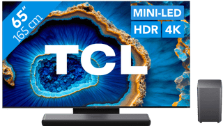 TCL QD Mini-LED 65C803 (2023) + TCL S55H 2.1 Soundbar