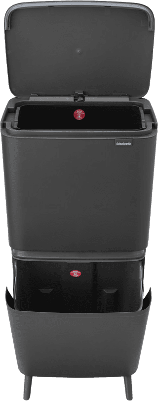 Brabantia SortUp Recycle Hi afvalemmer 25+10+10L Grijs