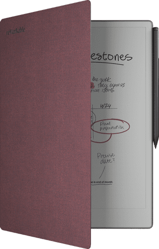 reMarkable Paper Pro Mosaic Weave Book Folio Rood