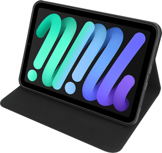 BlueBuilt Apple iPad mini 7 (2024) Book Case Zwart