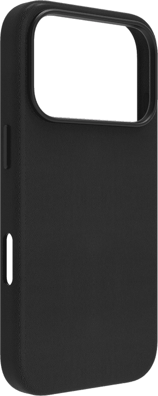 BlueBuilt MagSafe Coque iPhone 18 Pro Cuir Noir + Porte-carte Cuir Noir