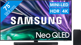 Samsung Neo QLED 4K 75QN86D (2024) + Samsung HW-Q600C (2023)