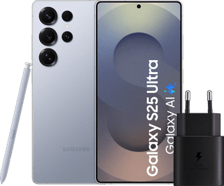 Samsung Galaxy S25 Ultra 1TB Silver 5G + Samsung Charger 25W Black