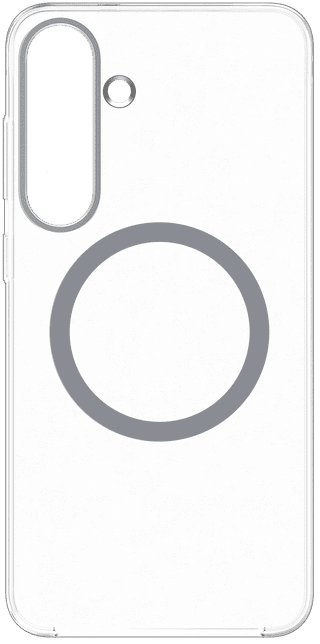 Samsung Galaxy S25 Plus Back Cover with Magnet Transparent