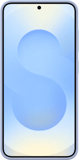 Samsung Galaxy S25 Siliconen Back Cover Lichtblauw