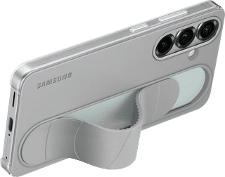 Samsung S25 Standing Grip Back Cover Grijs