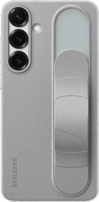 Samsung S25 Plus Standing Grip Back Cover Grijs