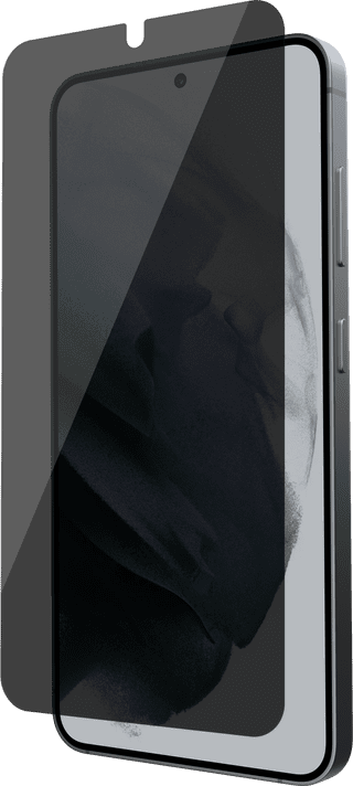 BlueBuilt Samsung Galaxy S25 Book Case Leather Black + BlueBuilt Privacy Screen Protector Glass