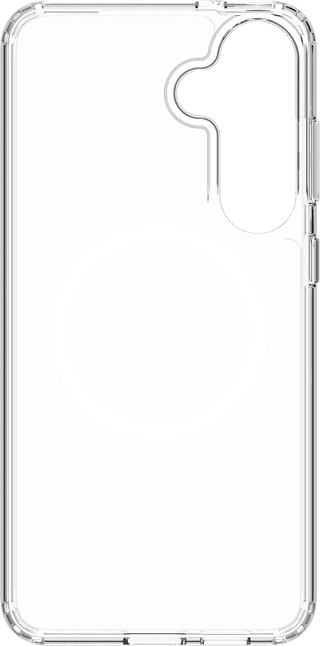 BlueBuilt Protective Back Cover Magnet Galaxy S25 Plus Transparent + Screen Protector Glass