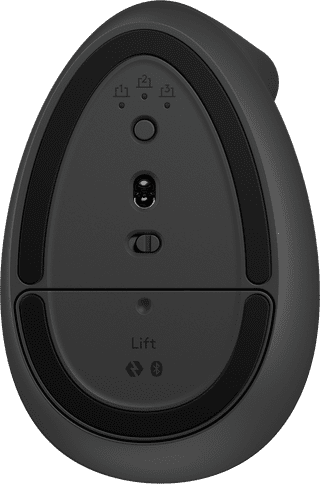 Logitech Lift Verticale Ergonomische Muis Zwart
