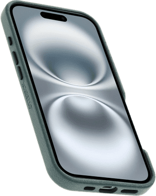 OtterBox Symmetry Apple iPhone 16 Back Cover met MagSafe Magneet Leer Groen