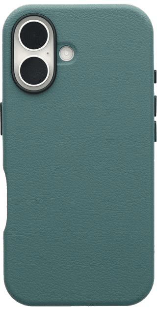 OtterBox Symmetry Apple iPhone 16 Back Cover with MagSafe Magnet Leather Green