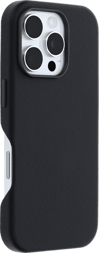 OtterBox Symmetry Apple iPhone 16 Back Cover with MagSafe Magnet Leather Black