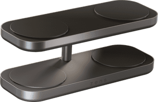 Zens 4-in-1 Wireless Charger 15W with Stand and MagSafe Magnet Black