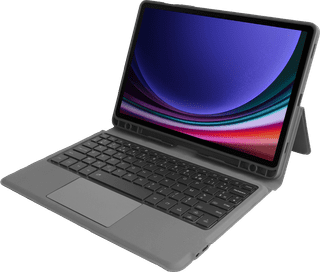 BlueBuilt Samsung Galaxy Tab S9/S9 FE/S10 FE Étui Clavier AZERTY Noir