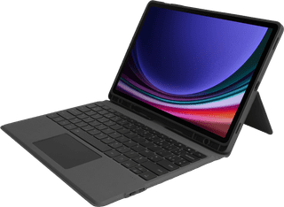 BlueBuilt Samsung Galaxy Tab S9 FE Plus/S10 Plus Étui Clavier AZERTY Noir