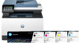 HP Color LaserJet 3302fdw + 1 Set de Toners XL Supplémentaires