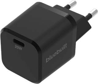 BlueBuilt Power Delivery Oplader met Usb C Poort 20W Zwart