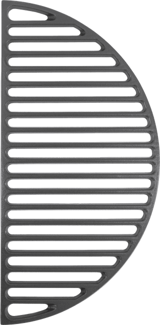 Grill Guru Cast Iron Half Moon Grill Large