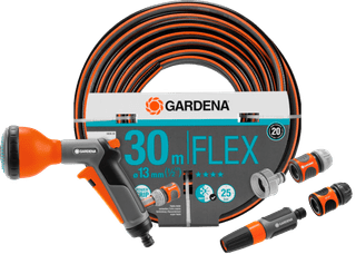 GARDENA Comfort FLEX 1/2 30m Classic Spray Nozzle Pack