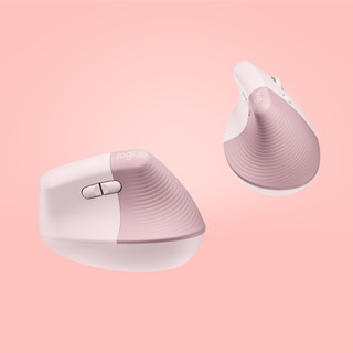 Logitech Lift Souris Ergonomique Verticale Rose