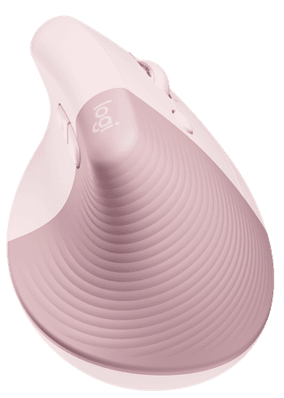 Logitech Lift Souris Ergonomique Verticale Rose