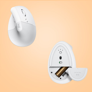Logitech Lift pour Mac Souris Ergonomique Verticale Blanc