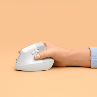 Logitech Lift pour Mac Souris Ergonomique Verticale Blanc