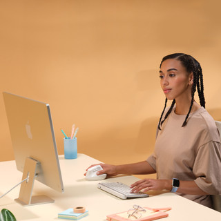 Logitech Lift pour Mac Souris Ergonomique Verticale Blanc