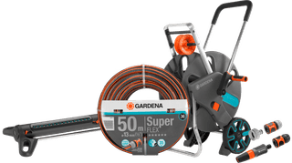 Gardena Premium SuperFLEX 50 m CleverRoll L Pack Pulvérisateur Medium