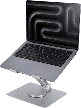BlueBuilt Draaibare en Verstelbare Laptopstandaard 10 - 17 Inch