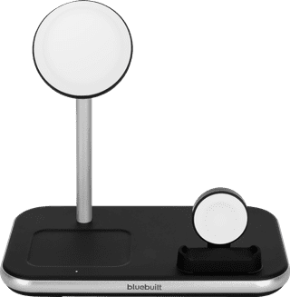 BlueBuilt 3-in-1 Wireless Charger with Qi2 15W Black