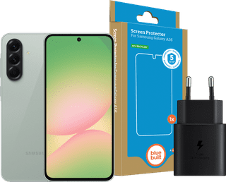 Samsung Galaxy A56 128GB Groen 5G + Basis Accessoirepakket