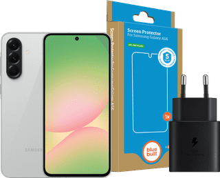 Samsung Galaxy A56 256GB Grijs 5G + Basis Accessoirepakket