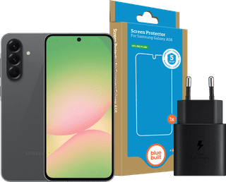 Samsung Galaxy A56 256 Go Noir 5G + Pack d'Accessoires de Base