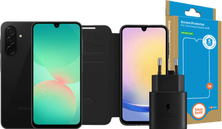 Samsung Galaxy A26 128GB Zwart 5G + Compleet Accessoirepakket