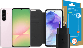 Samsung Galaxy A56 128GB Roze 5G + Compleet Accessoirepakket