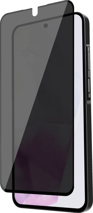 BlueBuilt Samsung Galaxy A36 Back Cover Transparent + Protège-écran Filtre de Confidentialité Verre