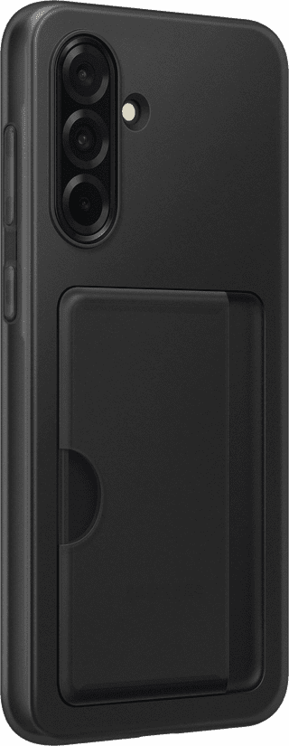 Samsung Galaxy A36 Card Slot Back Cover Zwart
