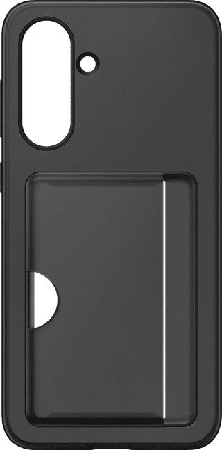 Samsung Galaxy A36 Card Slot Back Cover Zwart