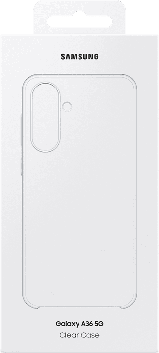 Samsung Galaxy A36 Soft Case Back Cover Transparant