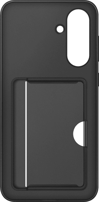 Samsung Galaxy A56 Card Slot Back Cover Zwart